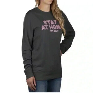 MODERN CANVAS STAY AT HOME EST 2020 SWEATER